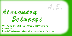 alexandra selmeczi business card